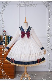 Ichigo Mikou Poetry of River Seine High Waist One Piece II(Reservation/3 Colours/Full Payment Without Shipping)